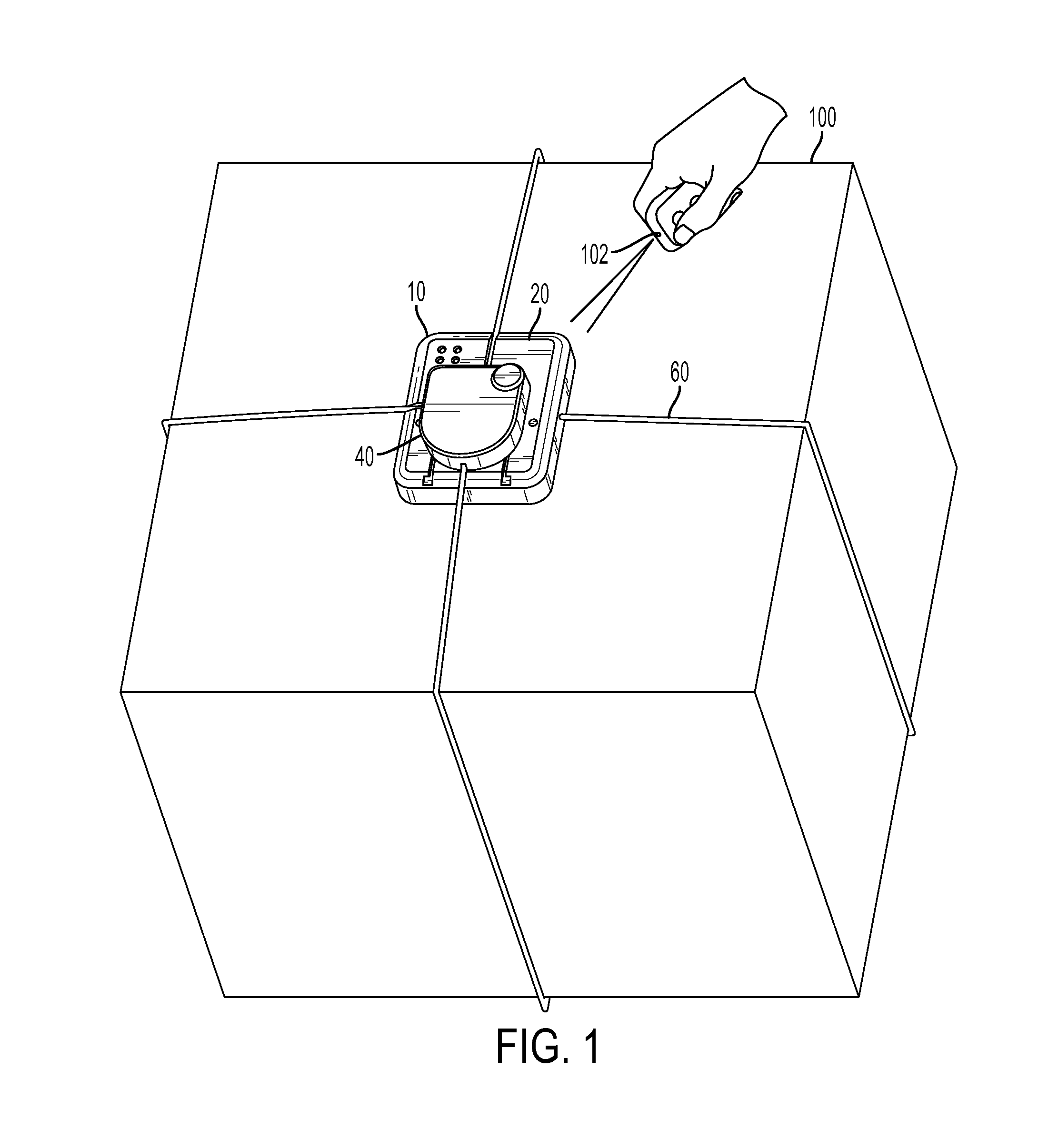 Security apparatus with tether