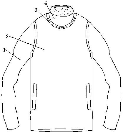 Knitted garment with replaceable neckline