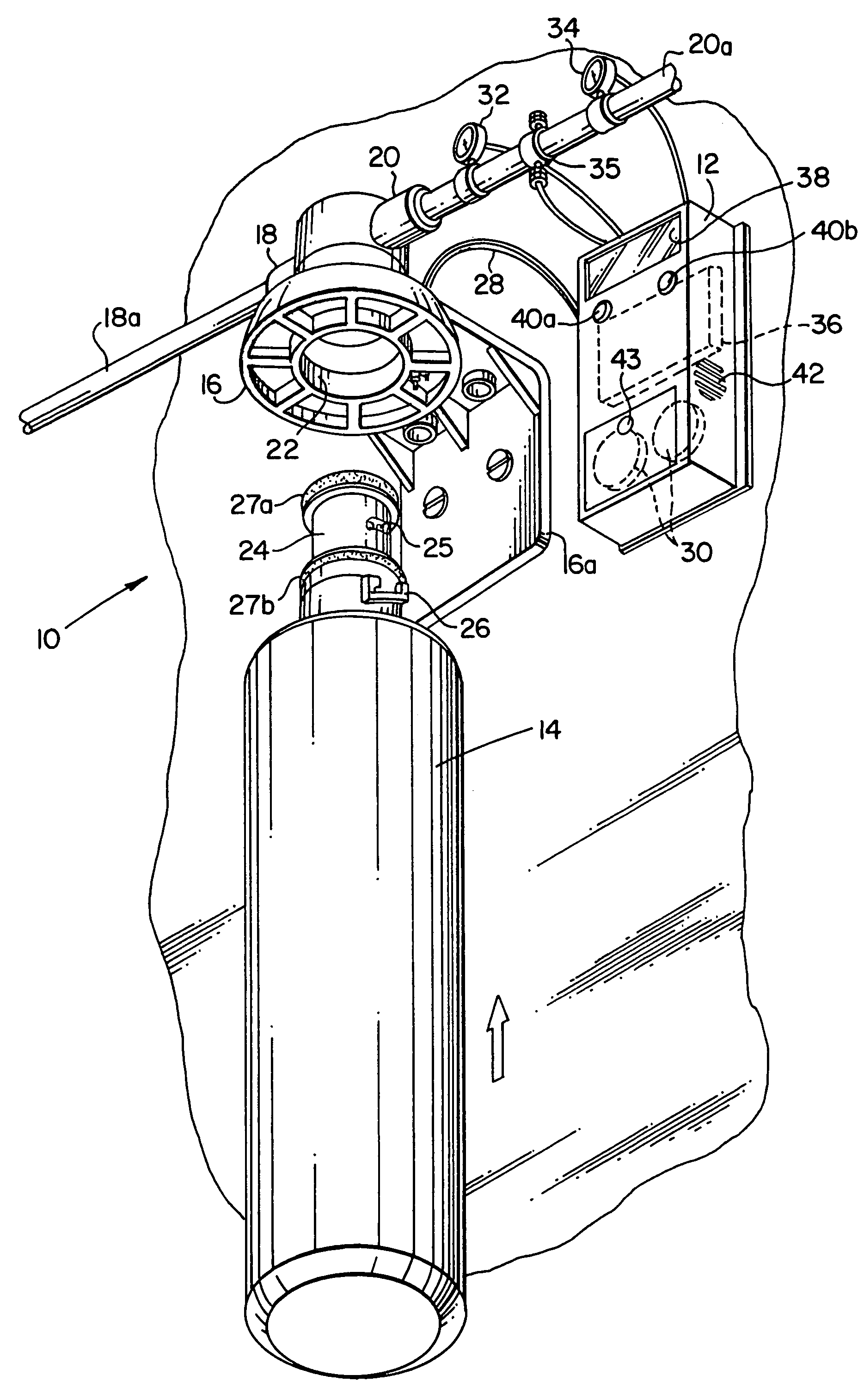 System for monitoring the performance of fluid treatment cartridges