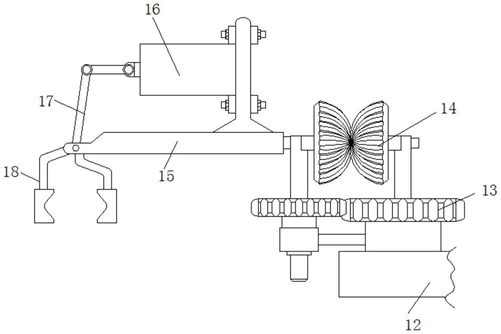 Simple carrying manipulator for crankcase production line