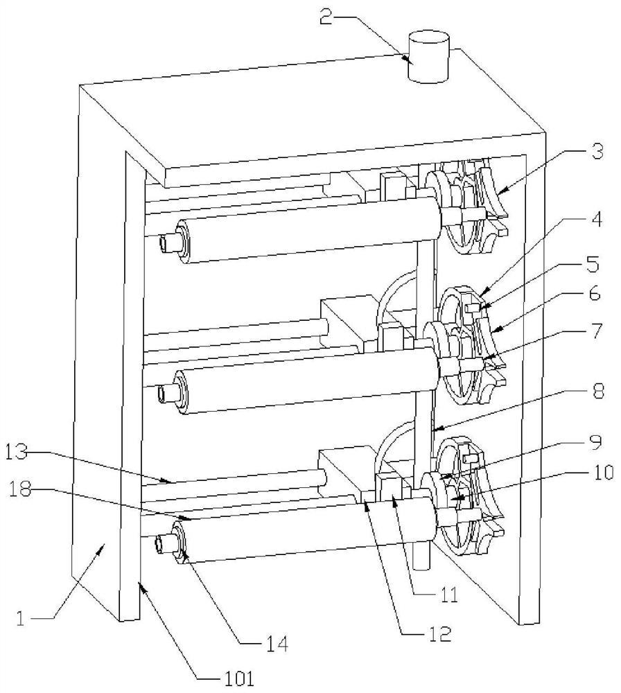 Paint spraying device for resistor machining