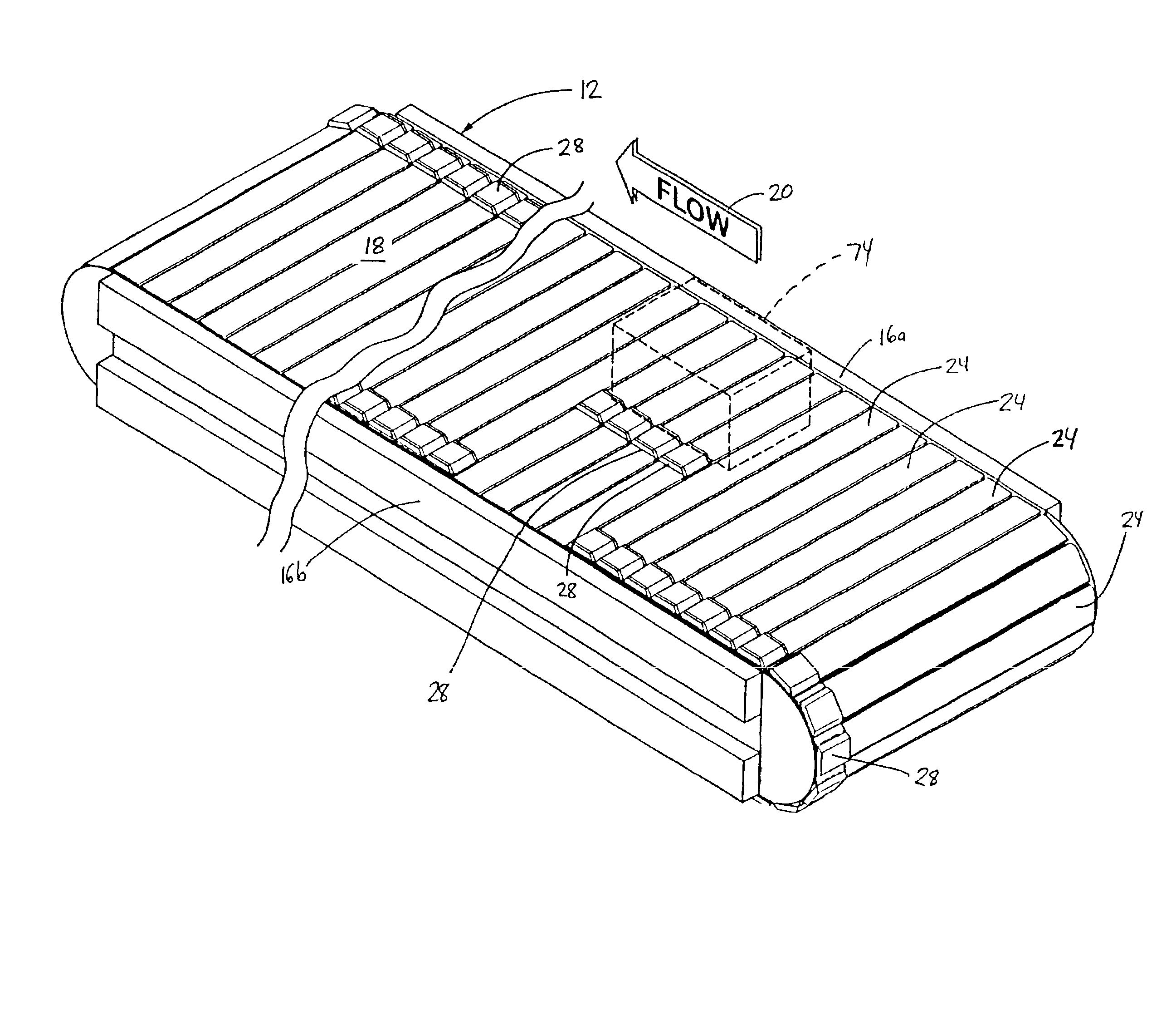Conveyor system with diverting track network