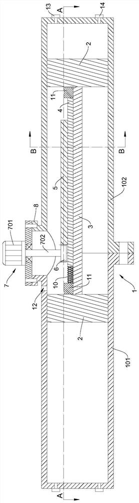 Gear transmission piston type compressor