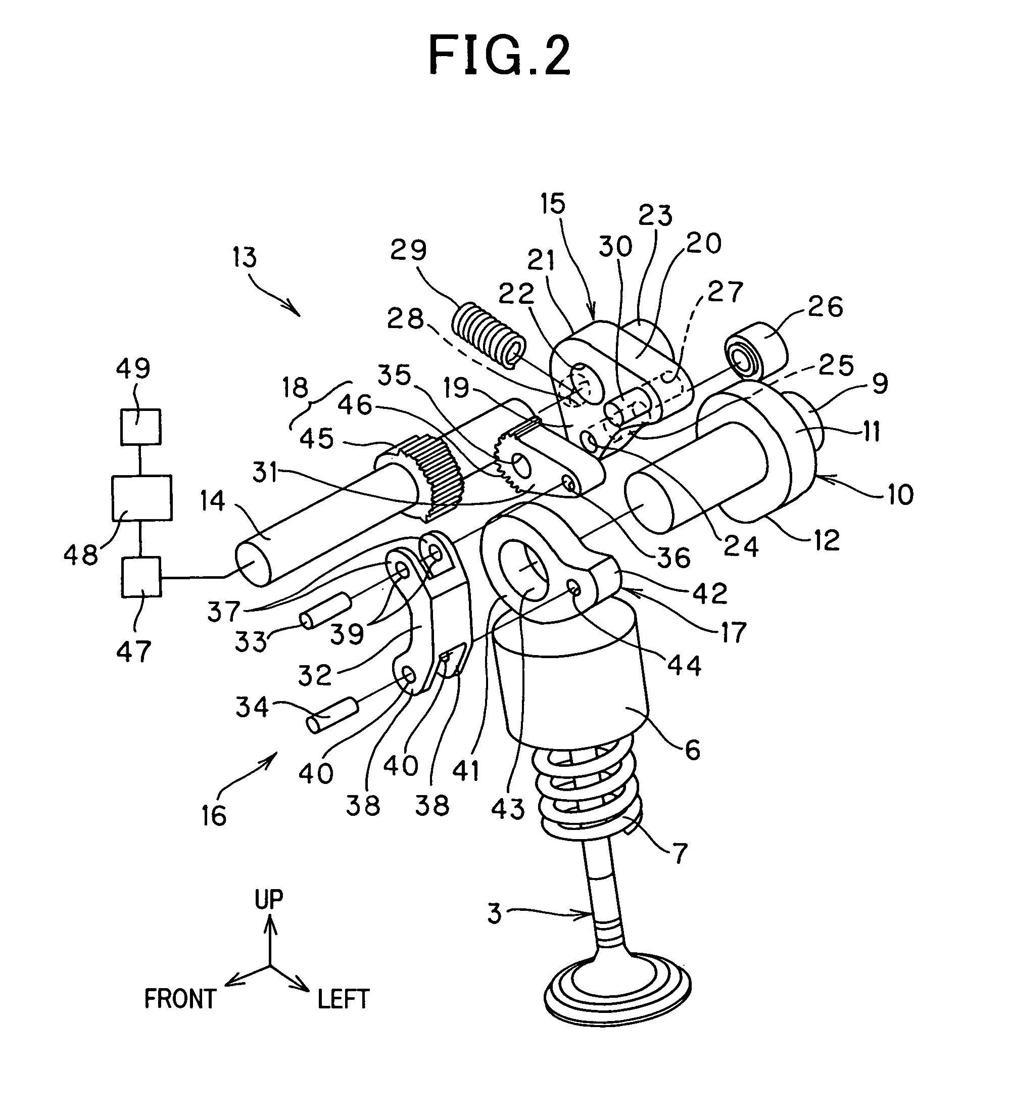 Variable valve activation system for internal combustion engine