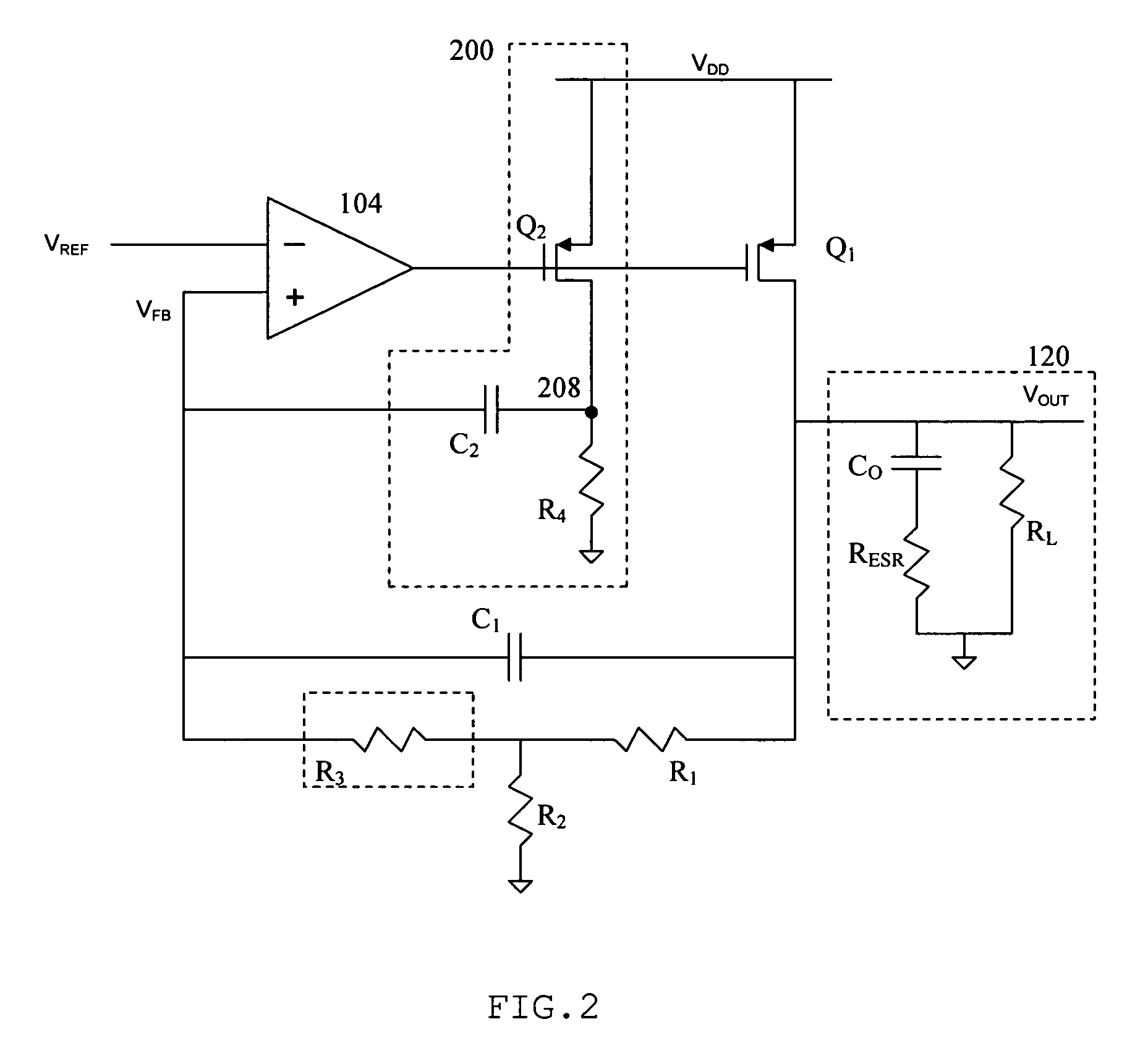 AC-coupled equivalent series resistance