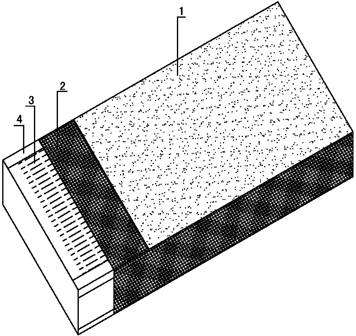 Basalt fiber gridding cloth wrapped rock wool composite heat-preserving plate and manufacturing method thereof