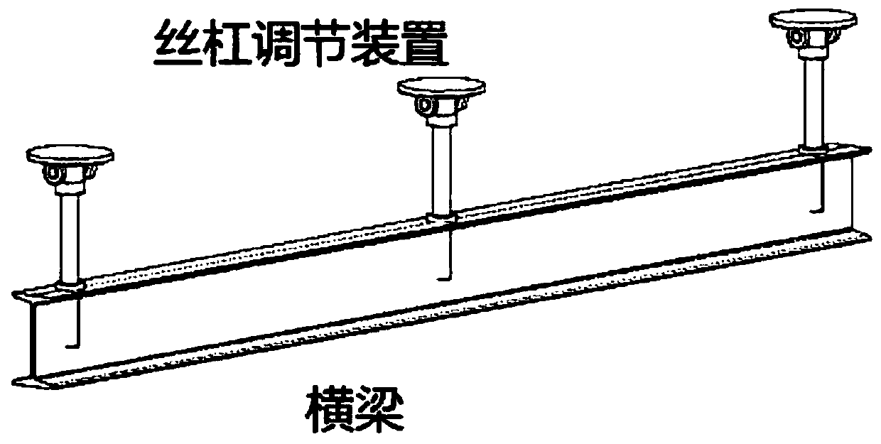 In-plant steel box girder segment continuous matching construction method