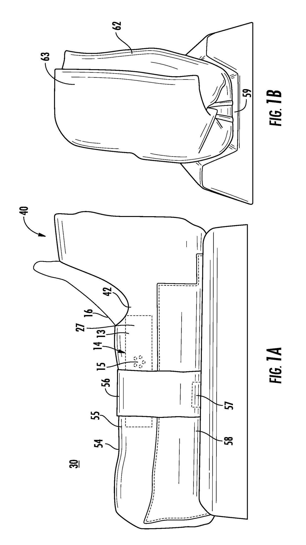 Compression device in combination with lower limb protection