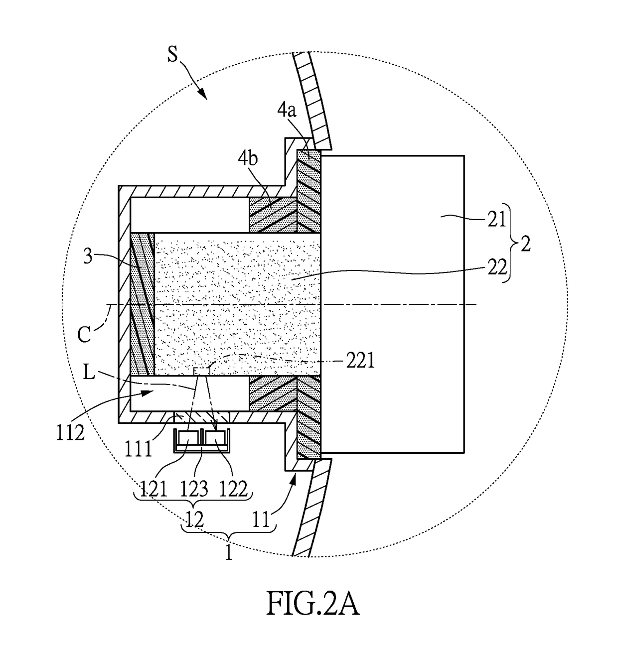 Electronic device with waterproof structure