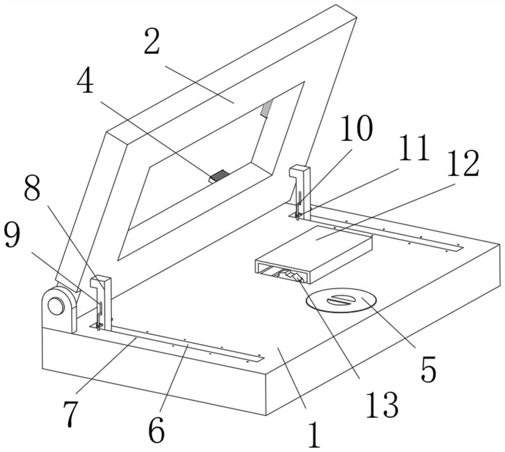 Folding type supporting device of electronic information board