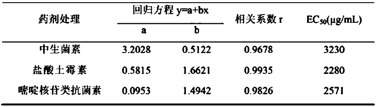 Trunk injection liquid agent for preventing and controlling bacterial canker of kiwifruits