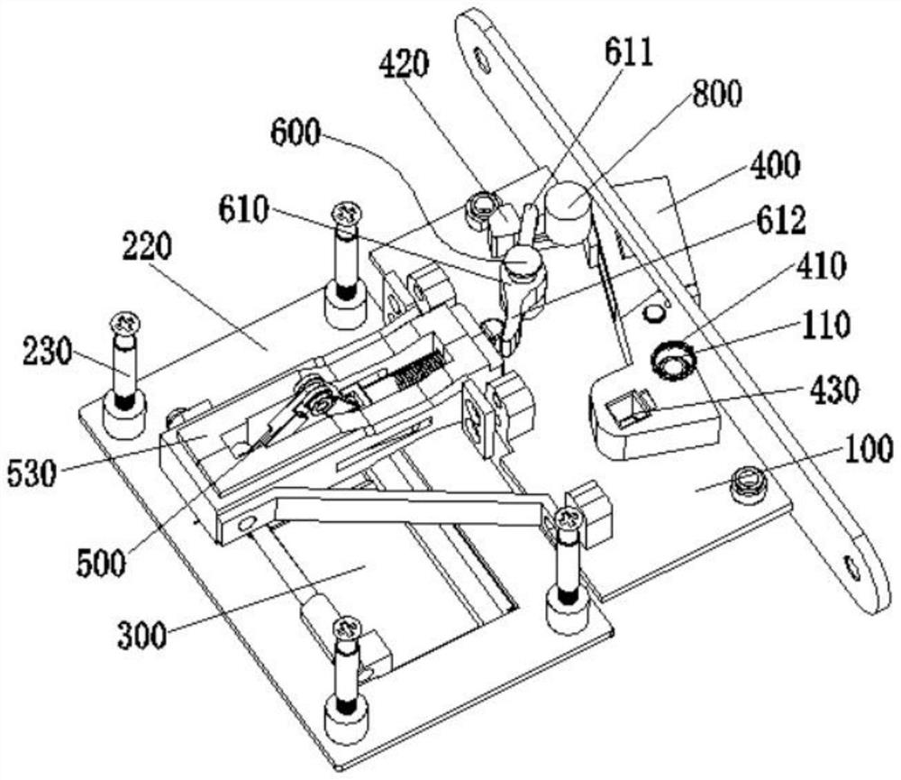 Hidden type mute magnetic door lock