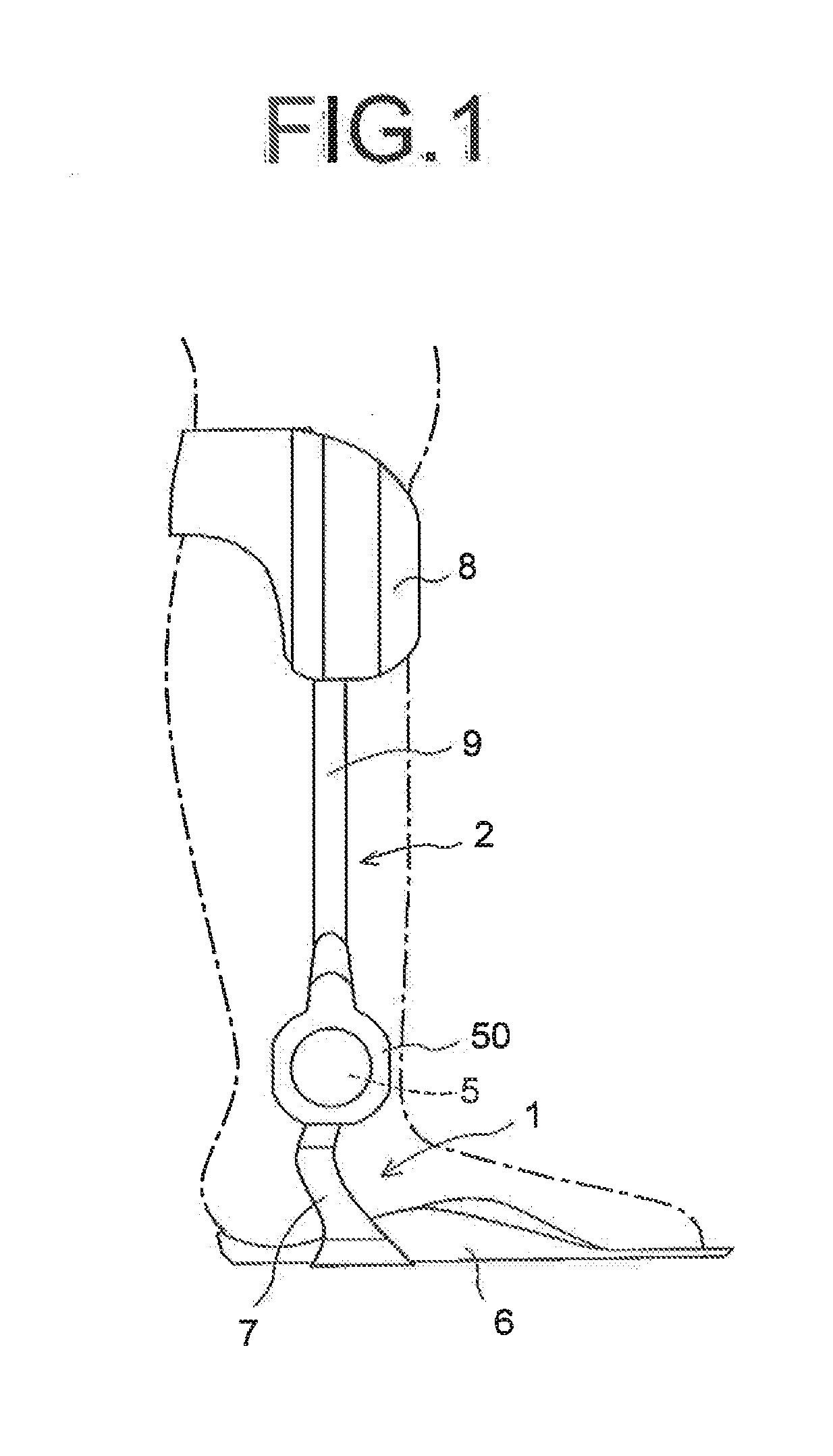 Lower-limb joint orthosis and control method therefor