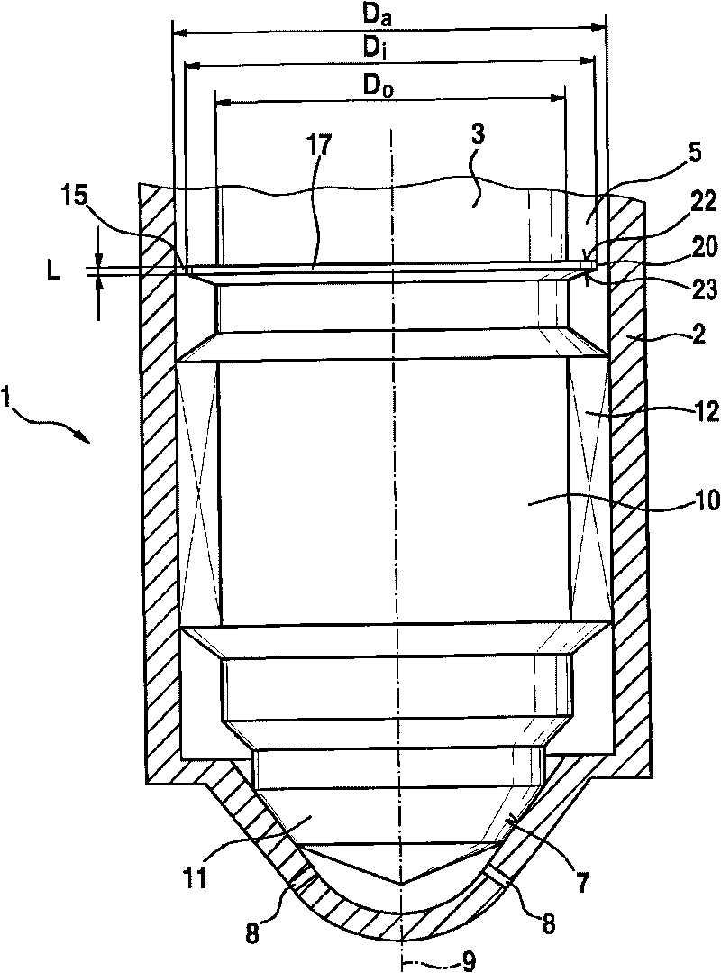 Throttle on a valve needle of a fuel injection valve for internal combustion engines