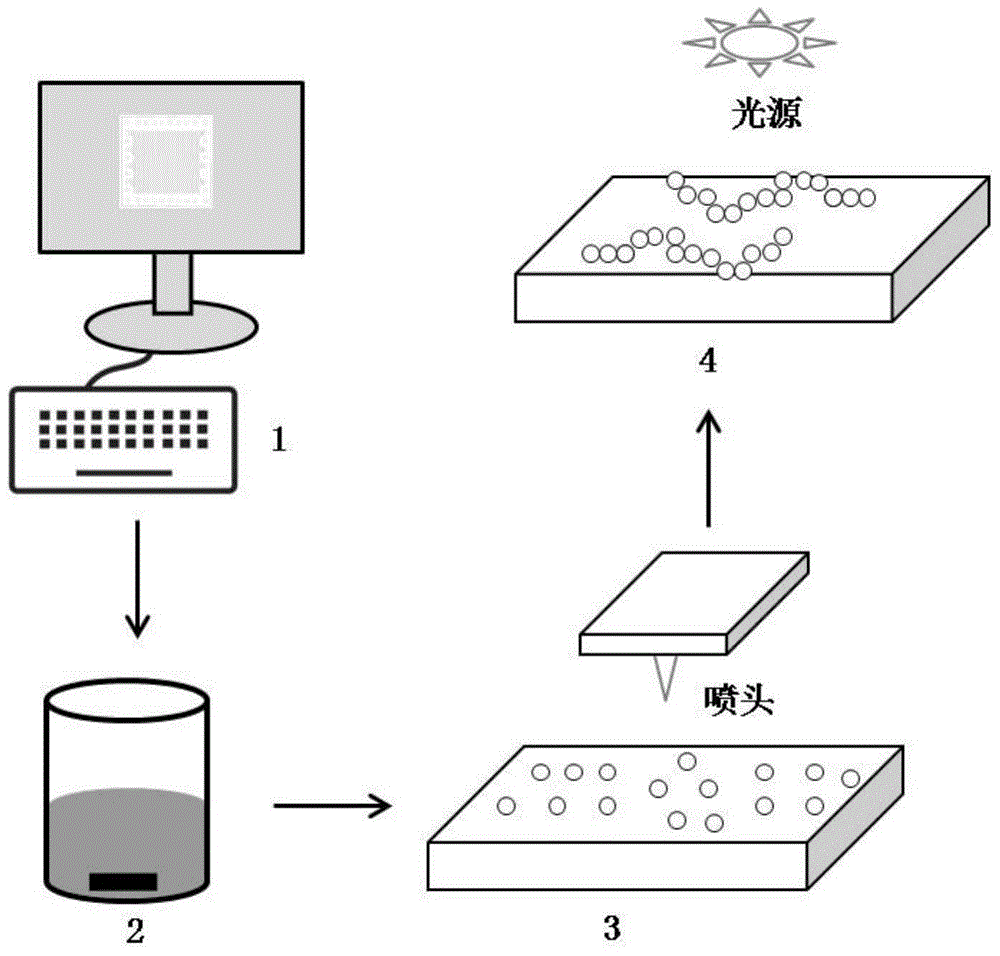 Method for preparing organic separating membrane through three-dimensional molding technology