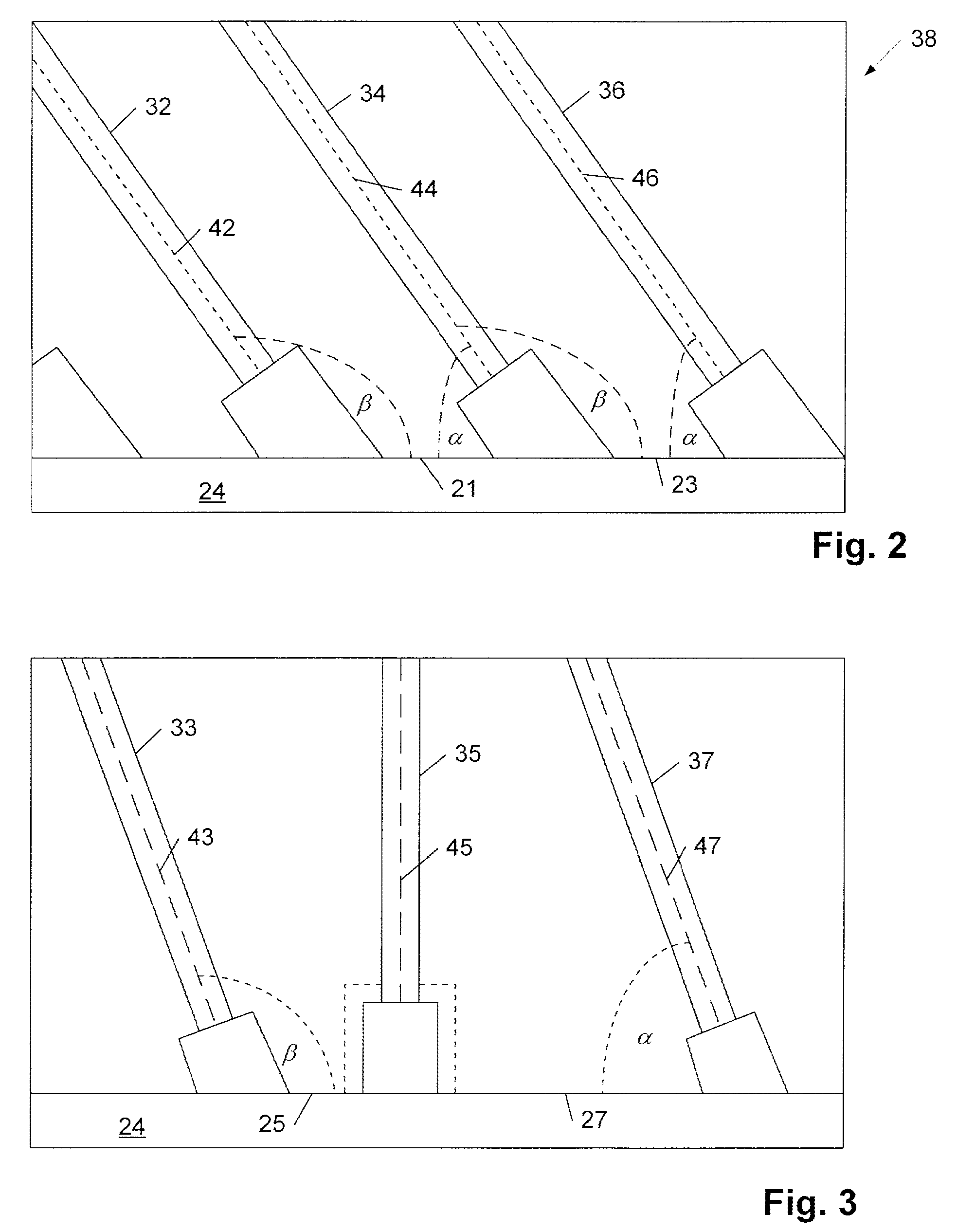 Lamp and reflector arrangements for apparatuses with multiple germicidal lamps