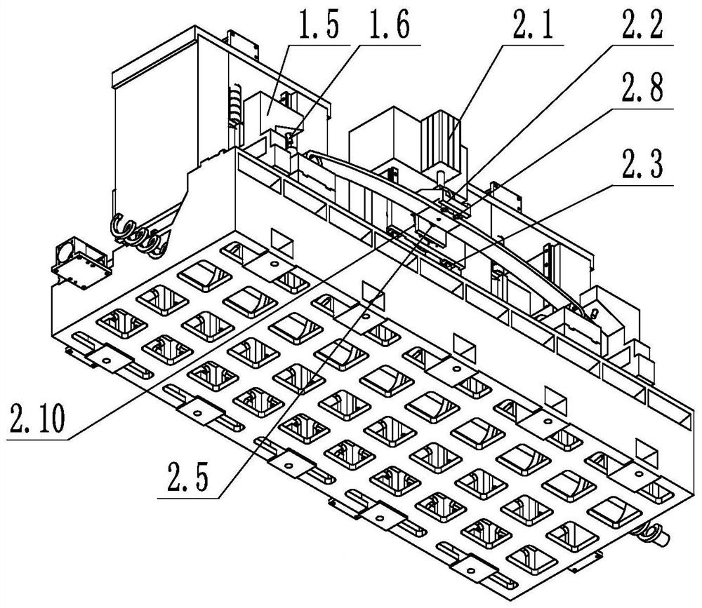 Double-head lifting lug boring equipment capable of realizing automatic centering of plate spring