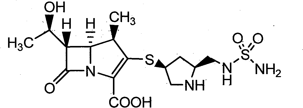 Purification method of pyrrolidine carbapenem antibiotics