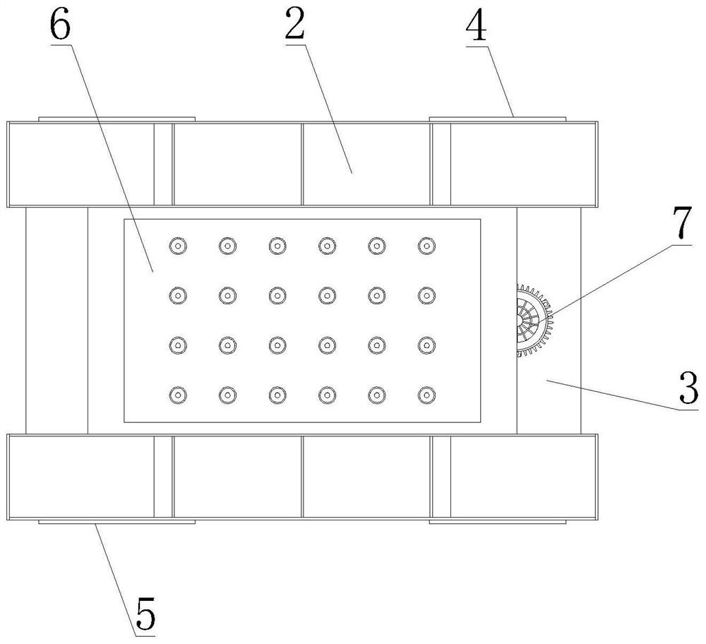 Transverse moving device for movable precast beam bottom mold trolley ...