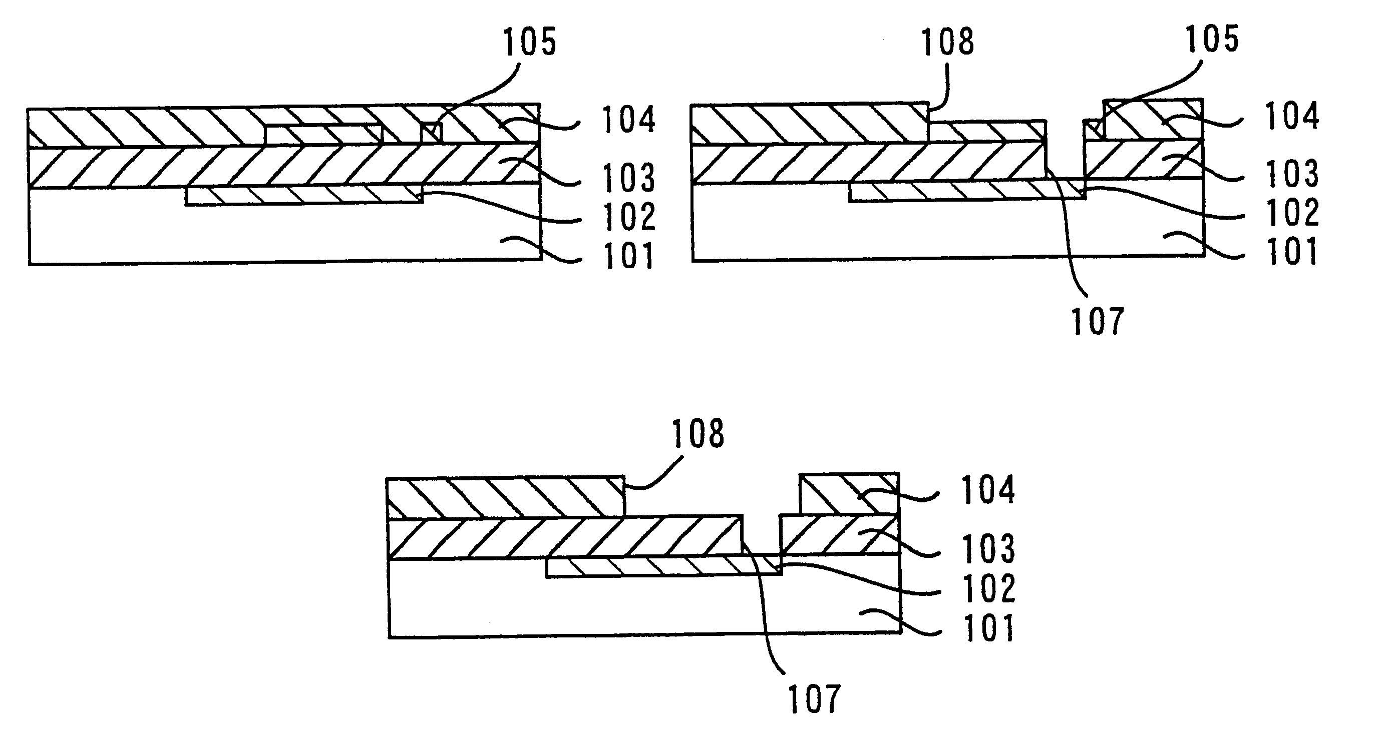 Trench and via formation in insulating films utilizing a patterned etching stopper film