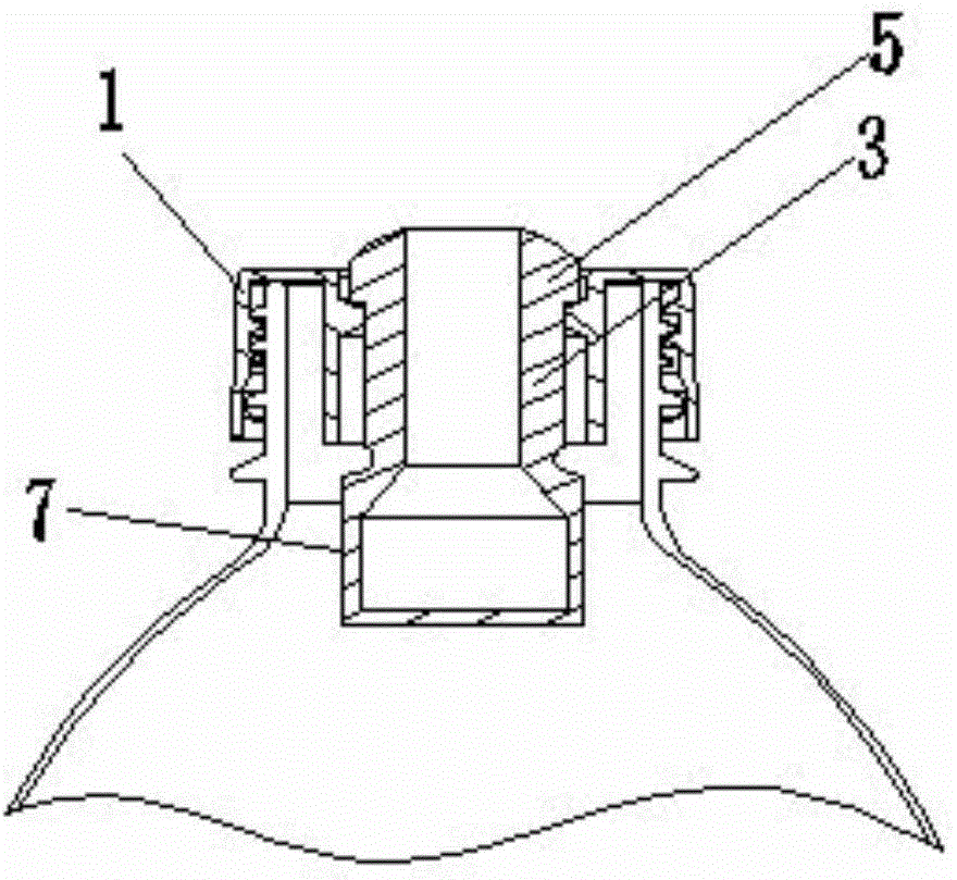 Leakless vessel cover capable of being opened and closed automatically