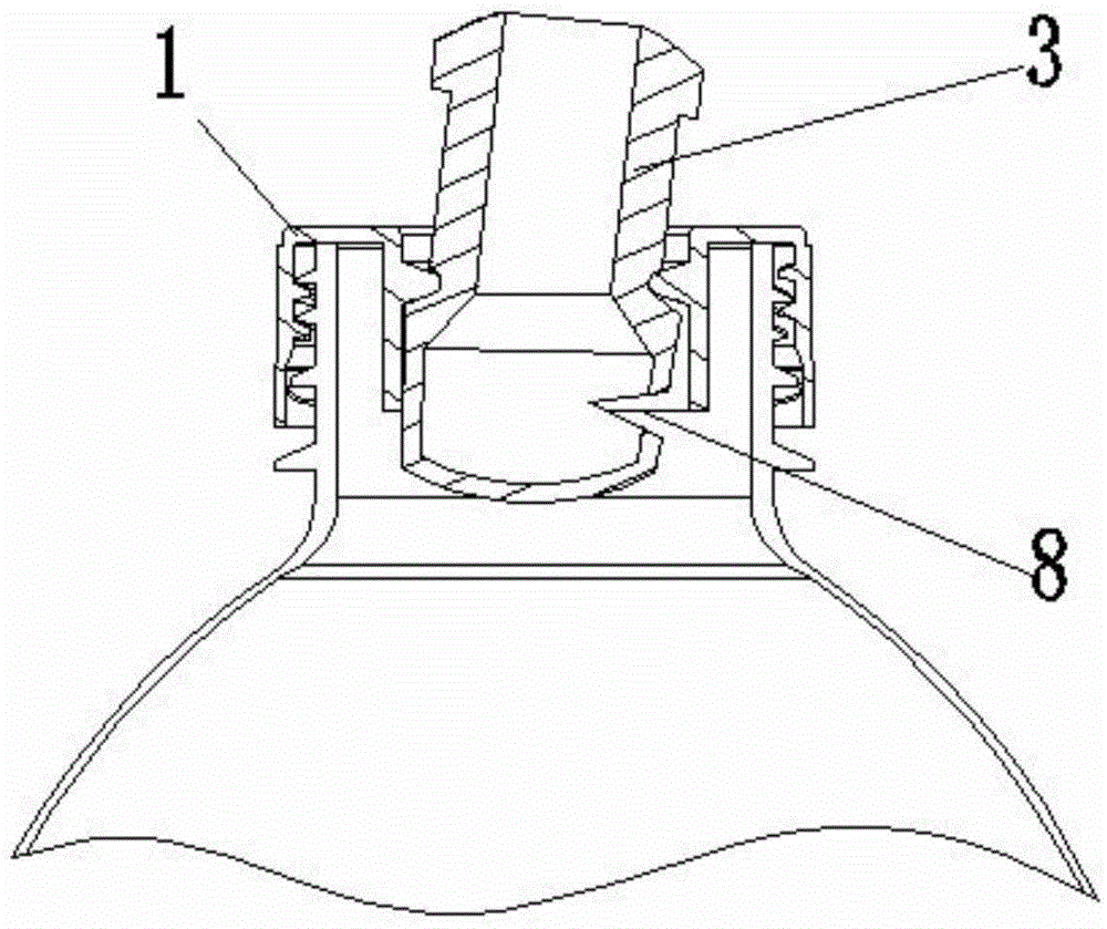 Leakless vessel cover capable of being opened and closed automatically