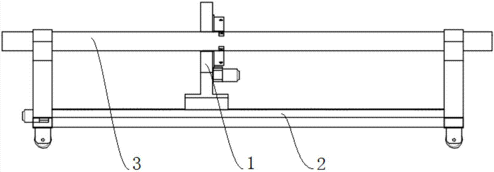 Device used for cleaning surface of petroleum pipeline