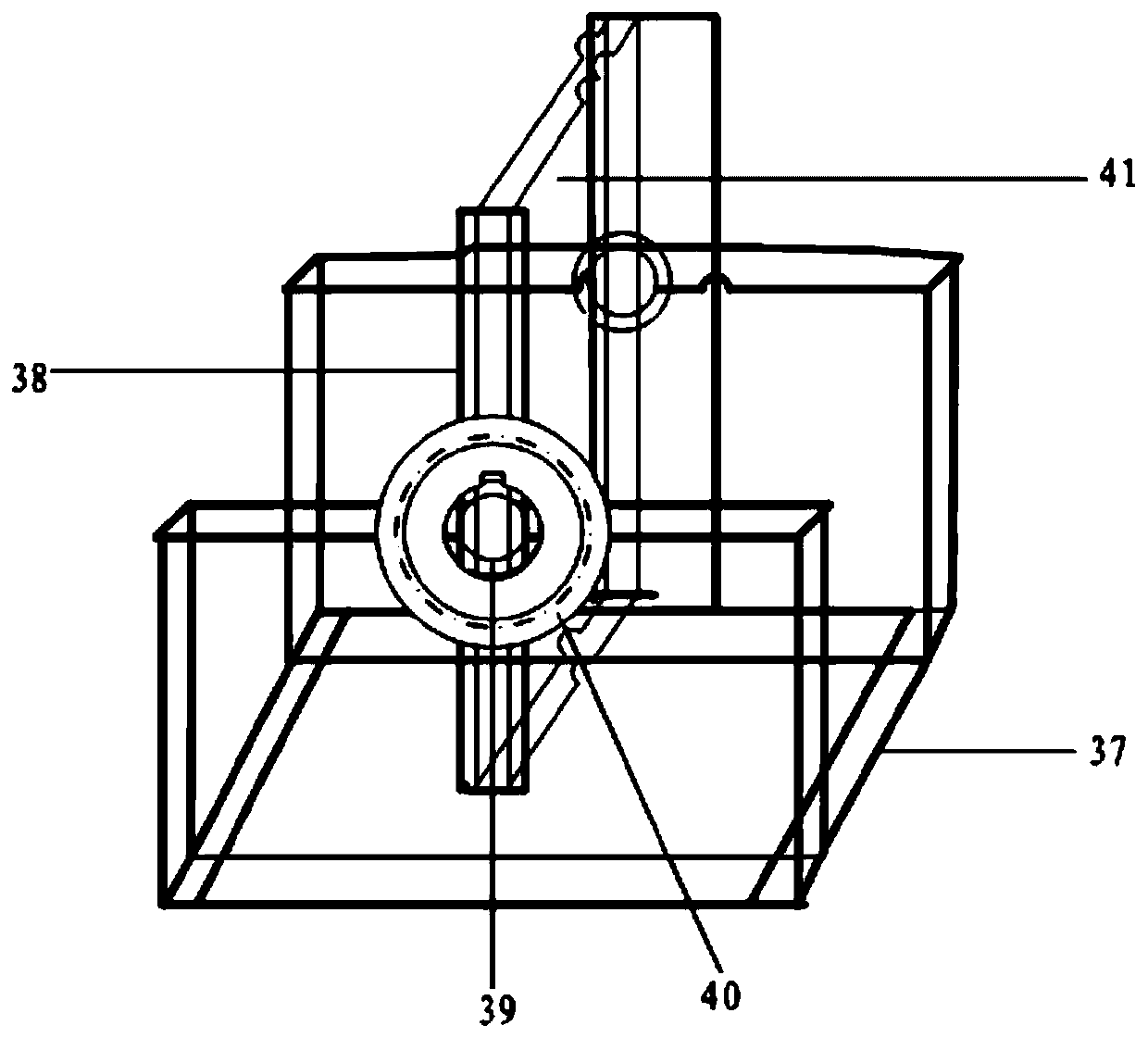 Test system and method for simulating dynamic behavior of glass under thermoacoustic coupling