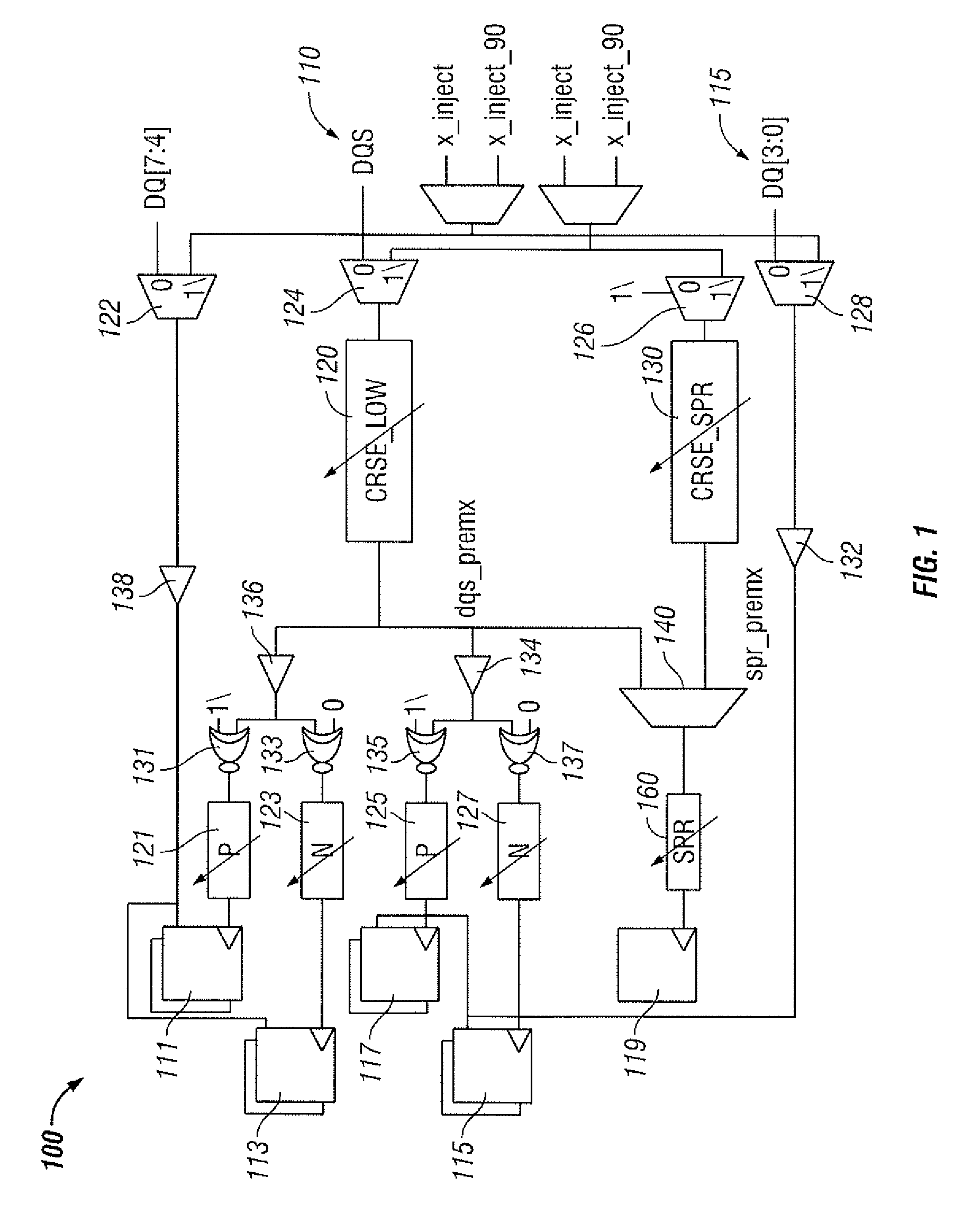 Non-linear common coarse delay system and method for delaying data strobe