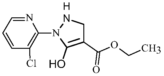 Synthesis method of 2-(3-chloropyridine-2-yl)-5-hydroxy-3-pyrazolidine ethyl formate