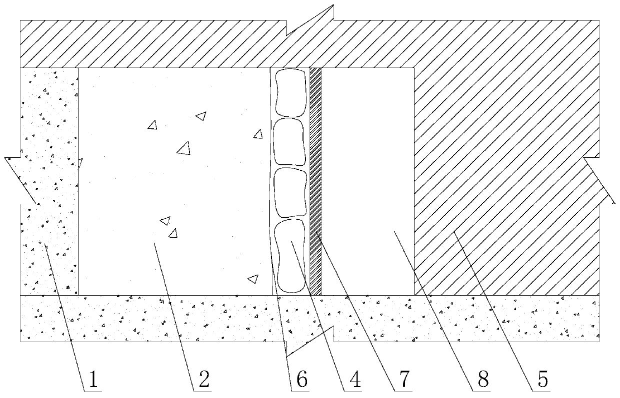 Water-solid mixed slurry loading and pre-pressing dehydration consolidation method