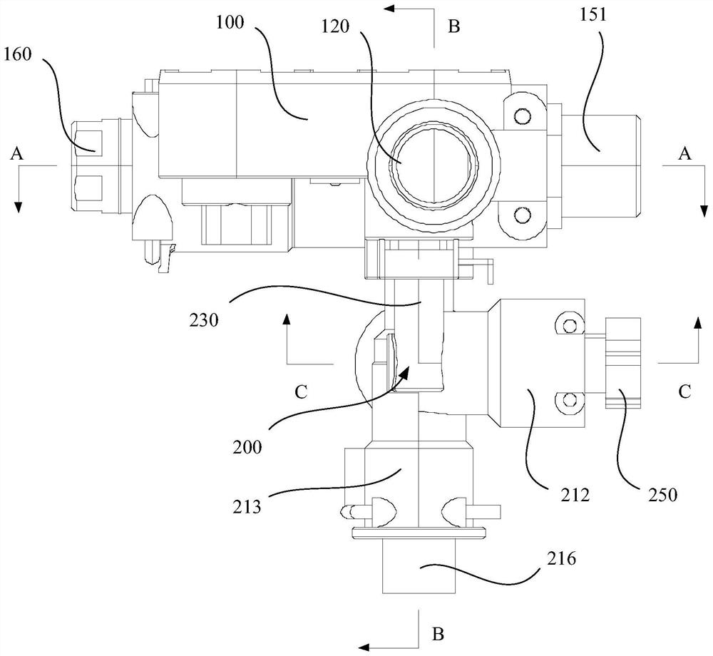 Water inlet valve and heating water heater