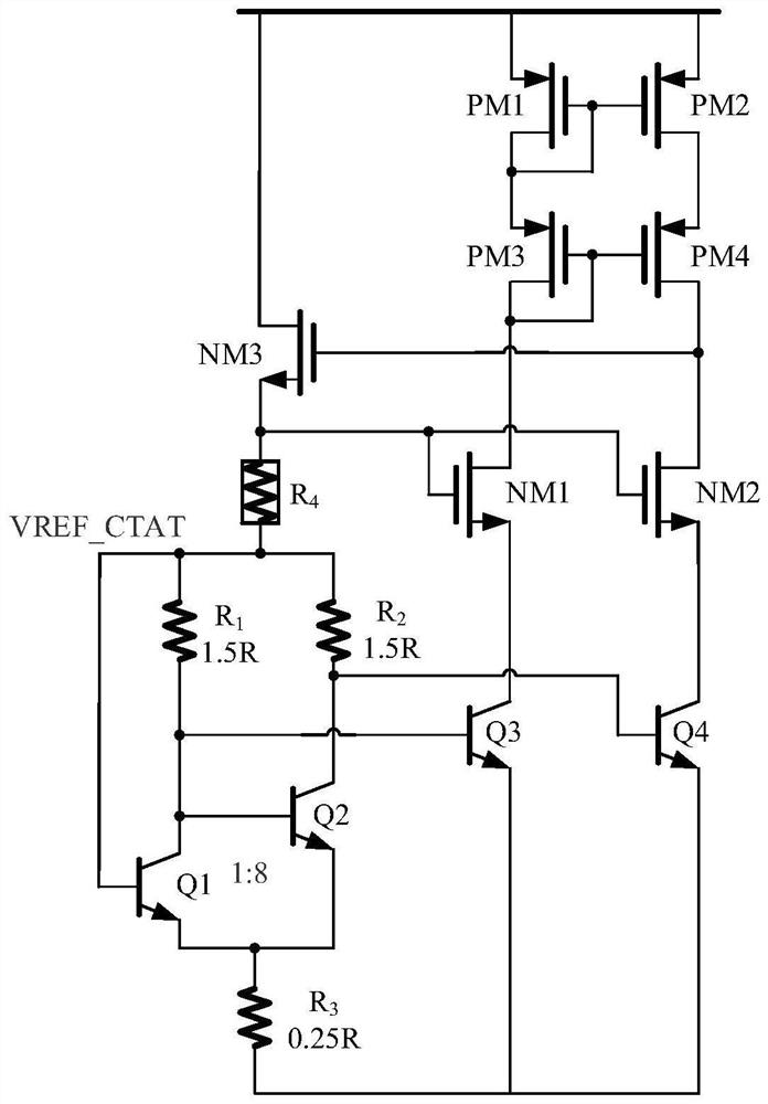 A low power consumption anti-jamming over-temperature protection circuit