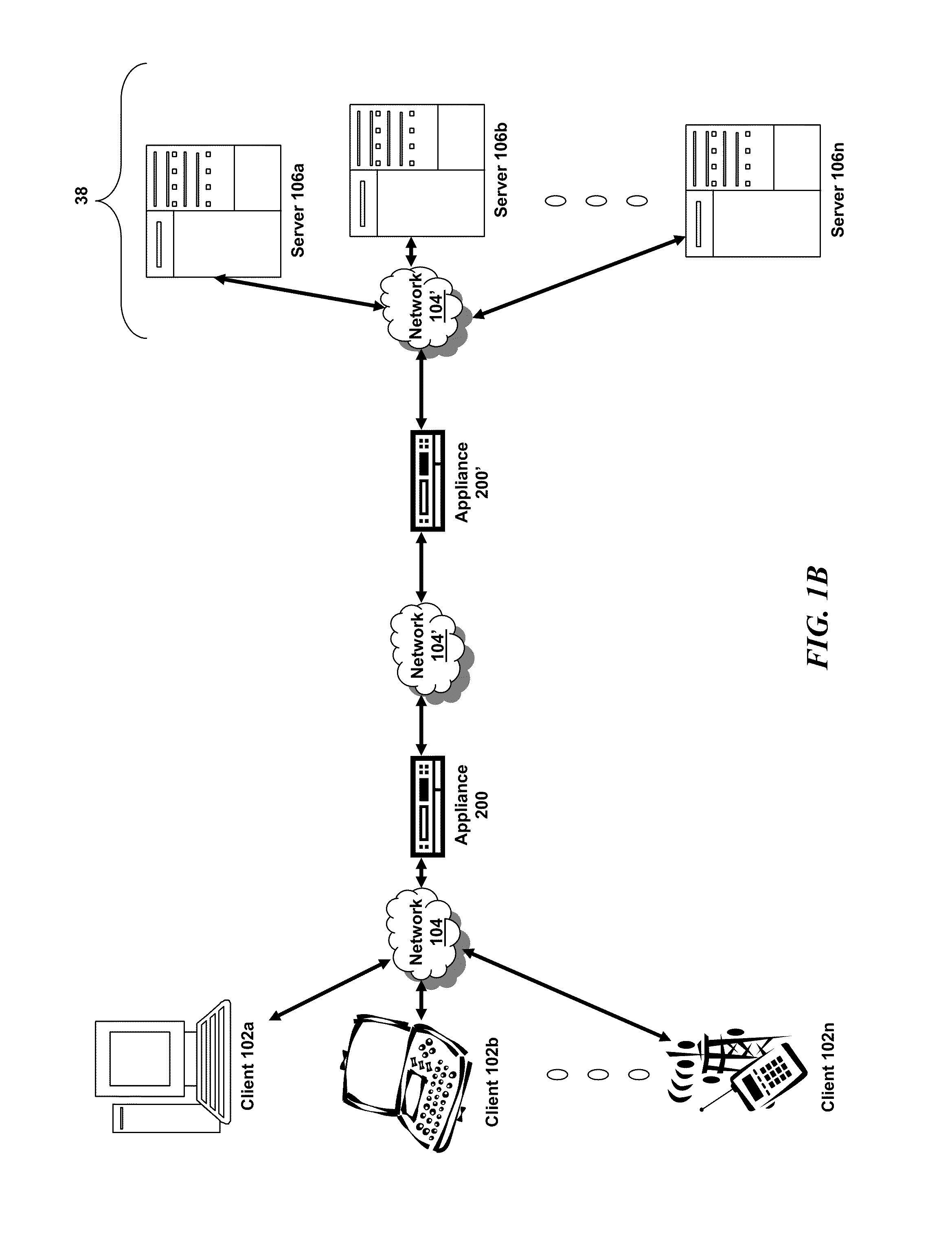 Systems and methods for trace filters by association of client to vserver to services