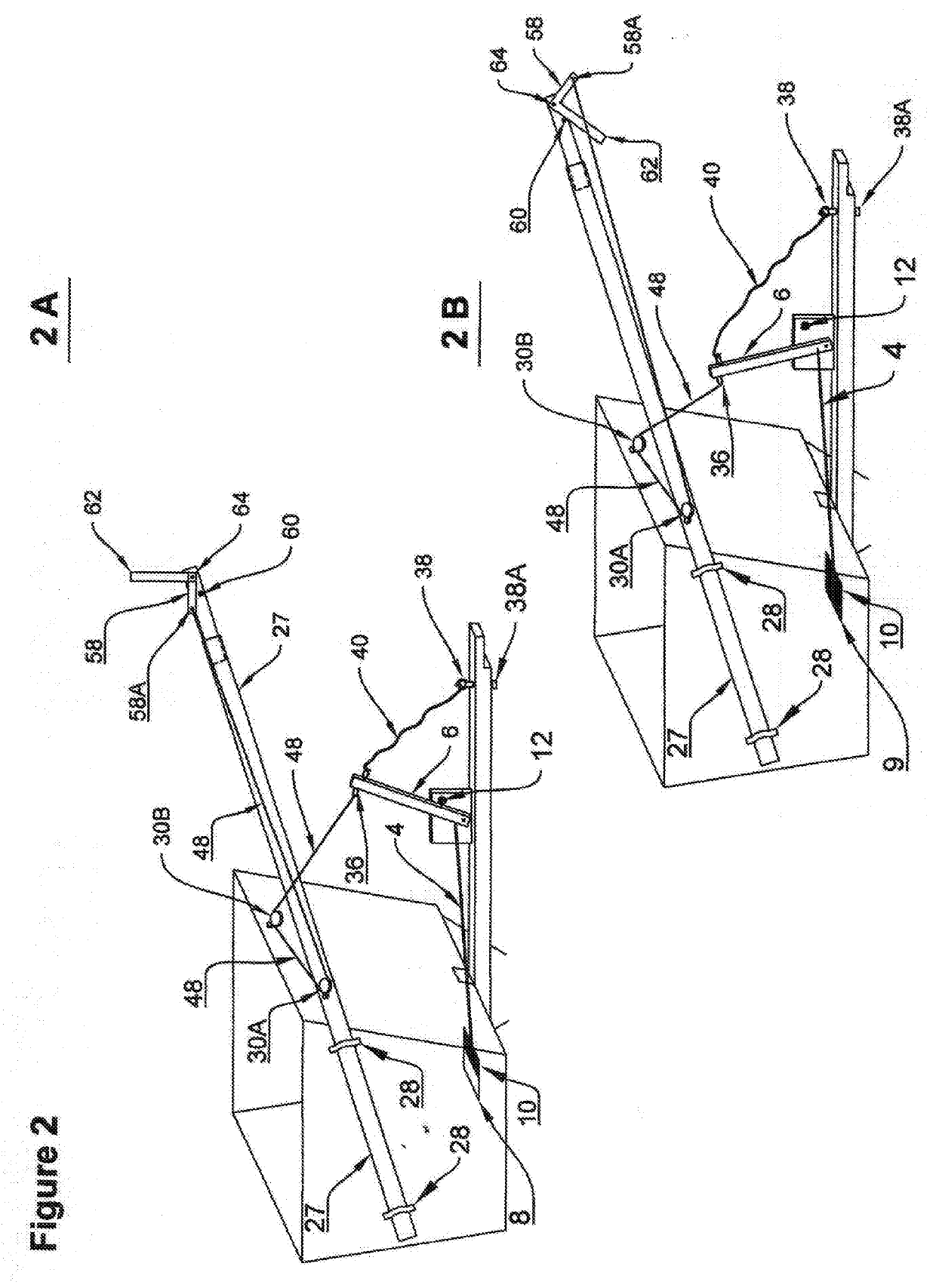 Tow-Behind Rotary Spreader Driver Seat Operated Discharge Chute Control