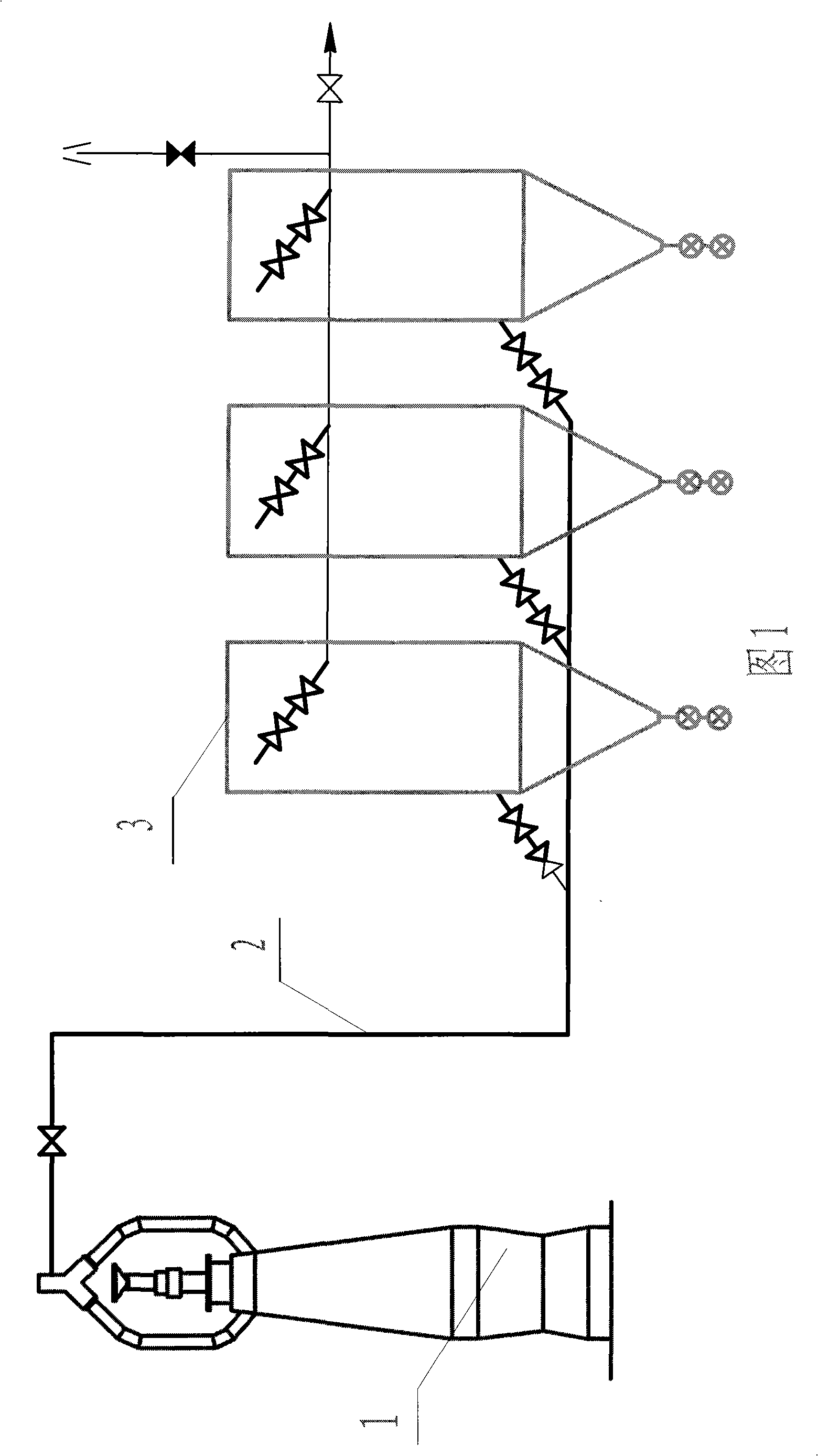 Positive-pressure purification apparatus of high-temperature combustible gas