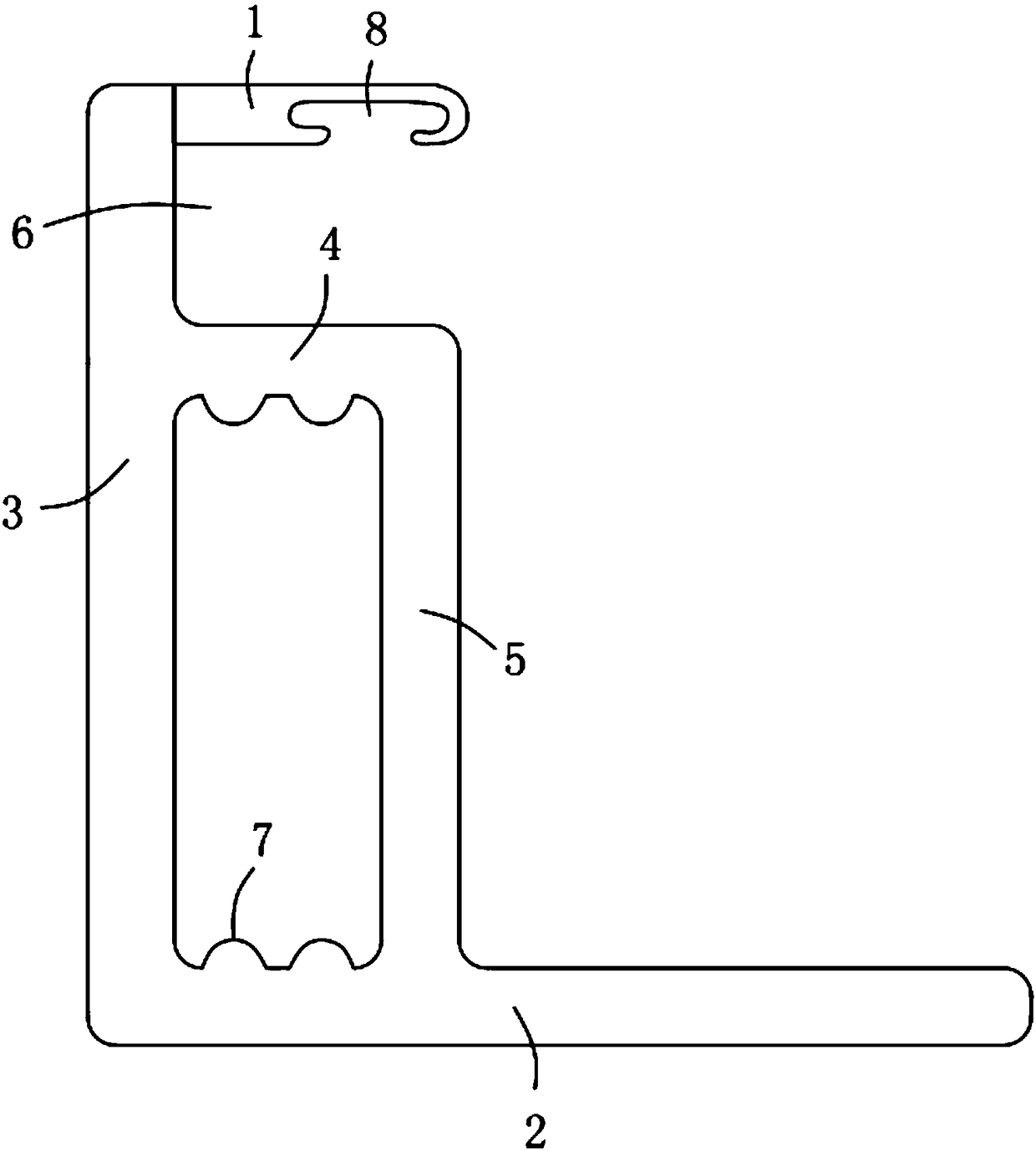 Solar cell panel frame