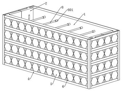 Fabricated building wall structure