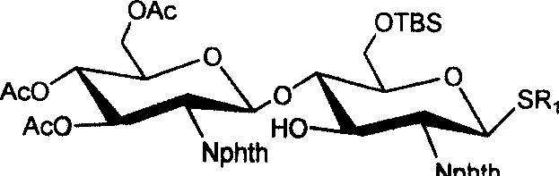 Method for synthesizing aminoglucose tetrasaccharide
