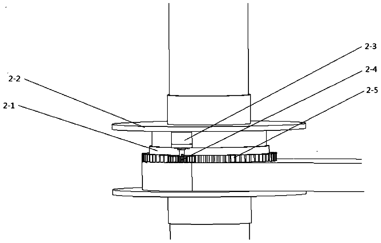 Vertical type pile support device used for processing seabed pipeline suspended span
