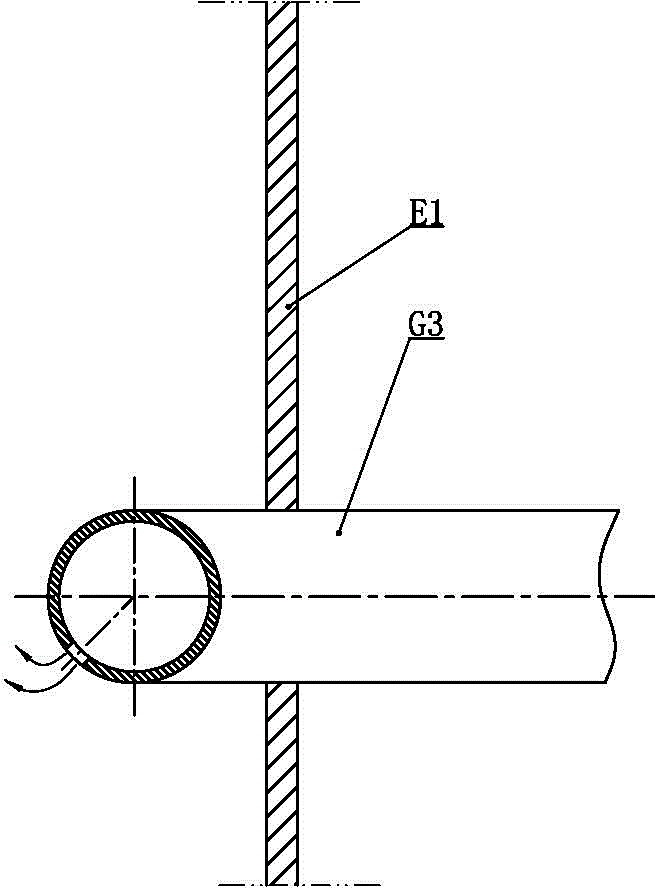 Secondary deoxidizing device for performing indirect heat exchange and forced mixing on condensed water and desalted water