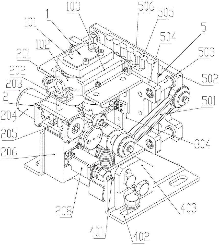 A wire rope brake