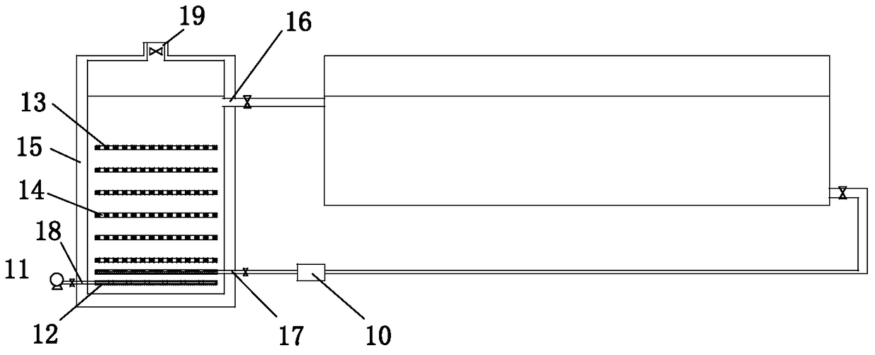 Porous plate aeration device for dispersing air bubbles in water