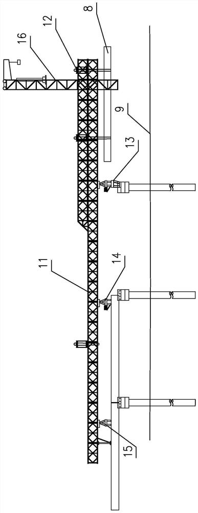 Pile-beam integrated fully-prefabricated assembled bridge substructure, bridge and construction method thereof