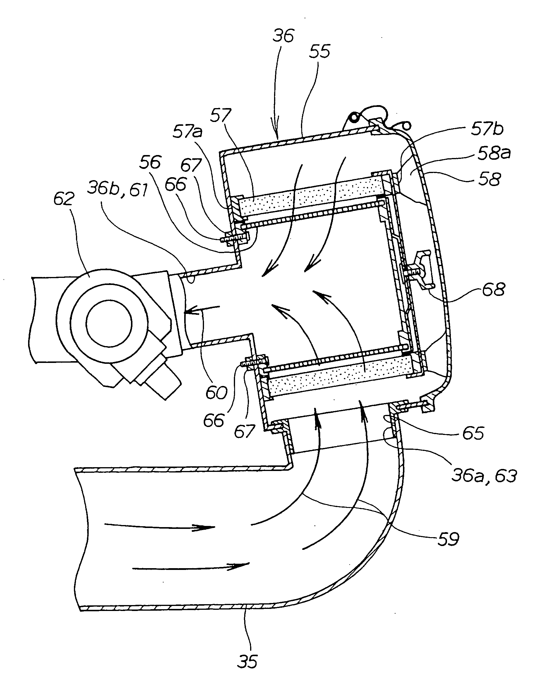 Air intake device for watercraft
