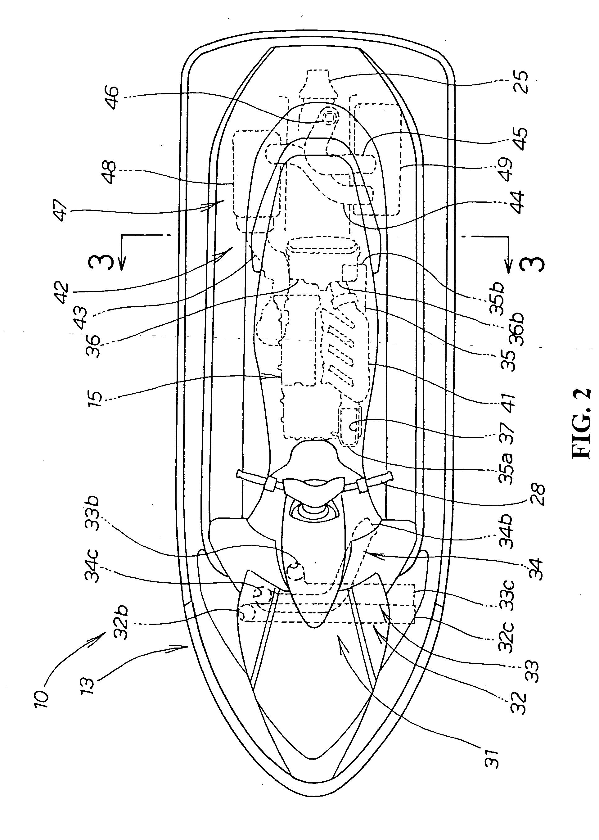 Air intake device for watercraft