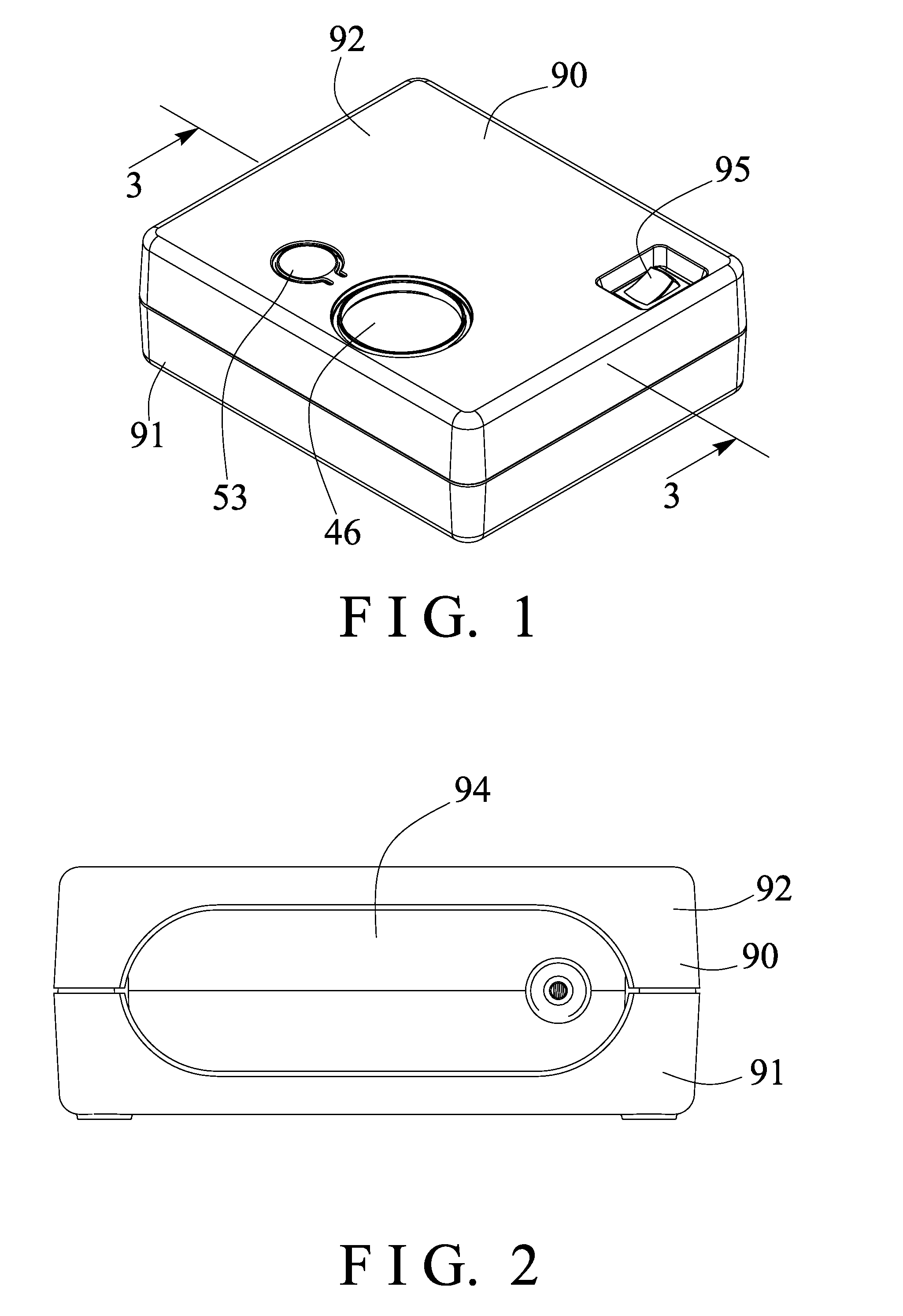 Air compressor having chambered piston head