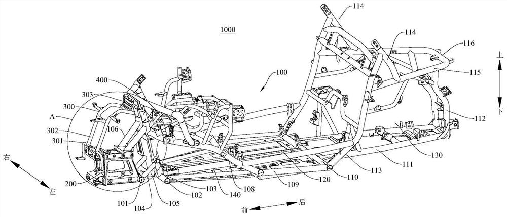 All-terrain vehicle and frame thereof