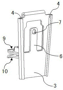 Installation structure of a car carbon canister
