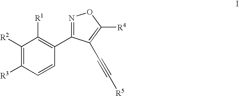 Aryl-4-ethynyl-isoxazole derivatives